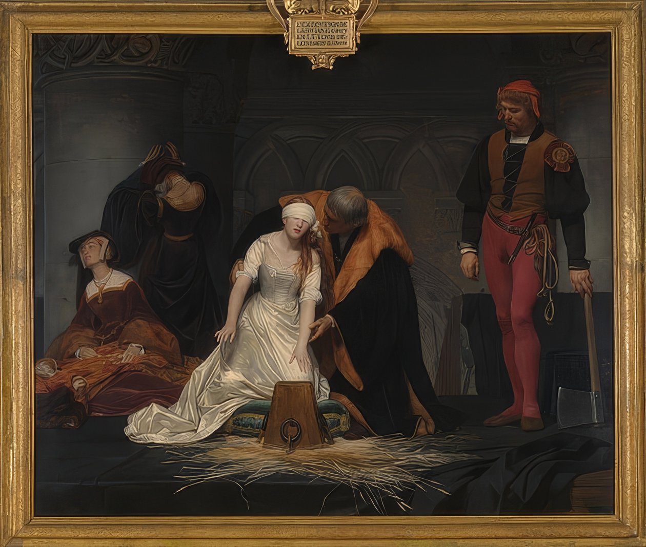 Die Hinrichtung von Lady Jane Grey von Paul Delaroche