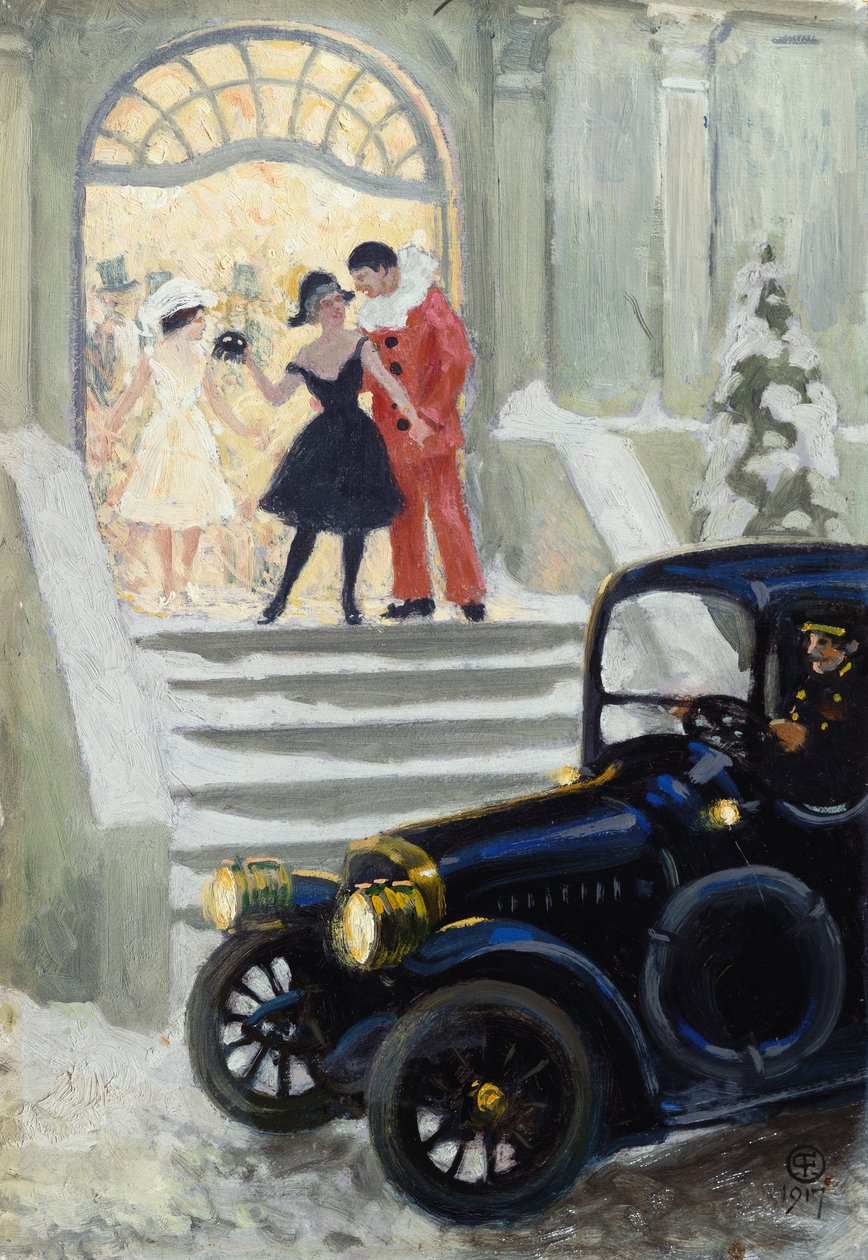 Nach dem Ball, 1917 von Paul Fischer