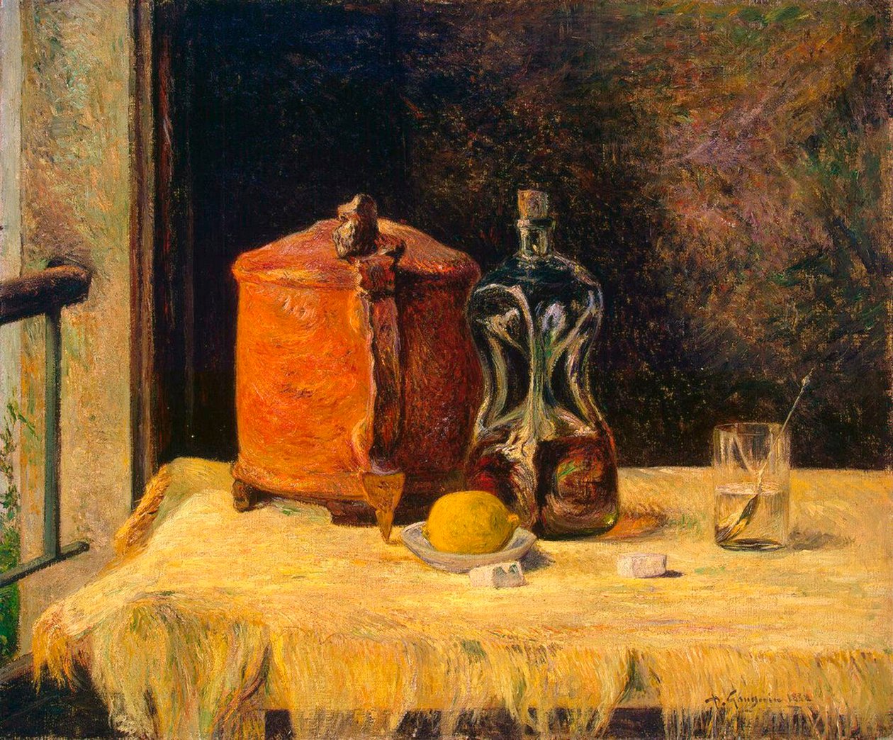 Am Fenster, 1882 von Paul Gauguin