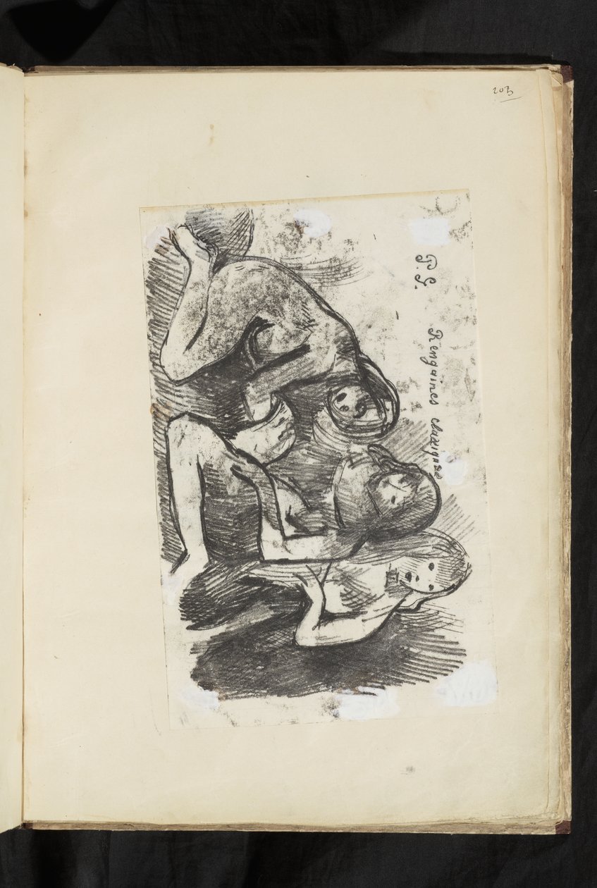 Avant et après - Fragment der Geburt von Paul Gauguin