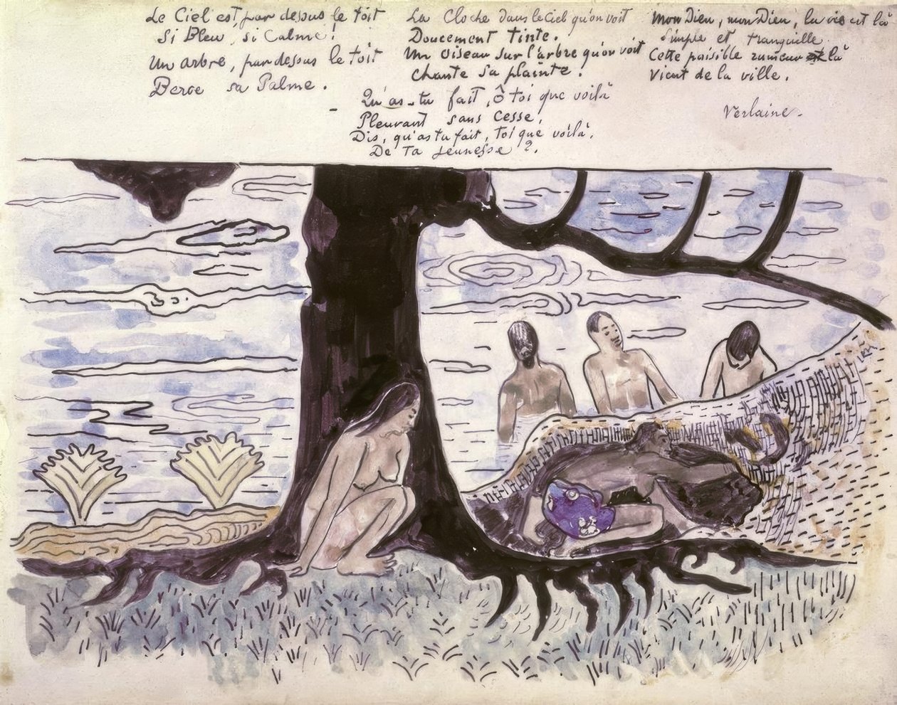 Badende von Paul Gauguin