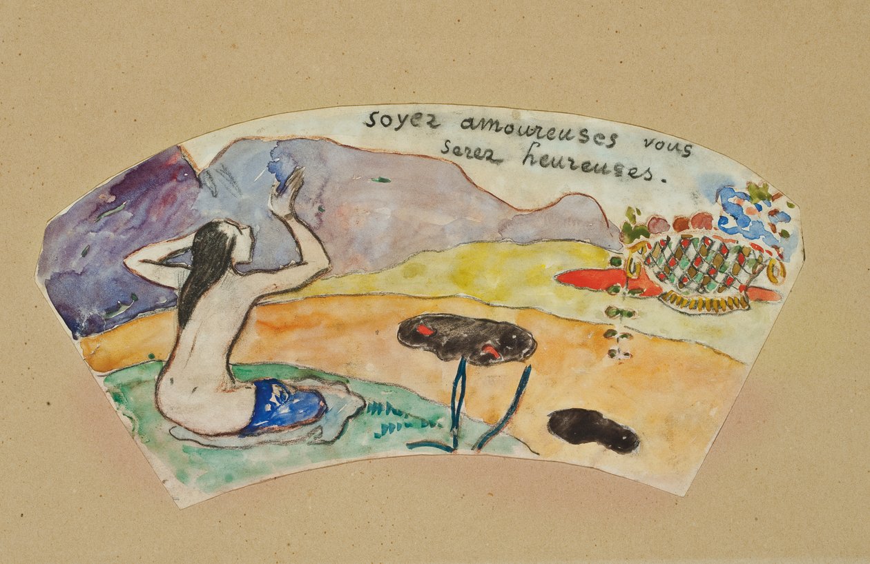 "Verliebt sein, du wirst glücklich sein" von Paul Gauguin