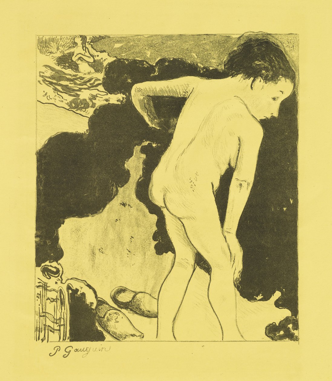 Bretonische Badende von Paul Gauguin