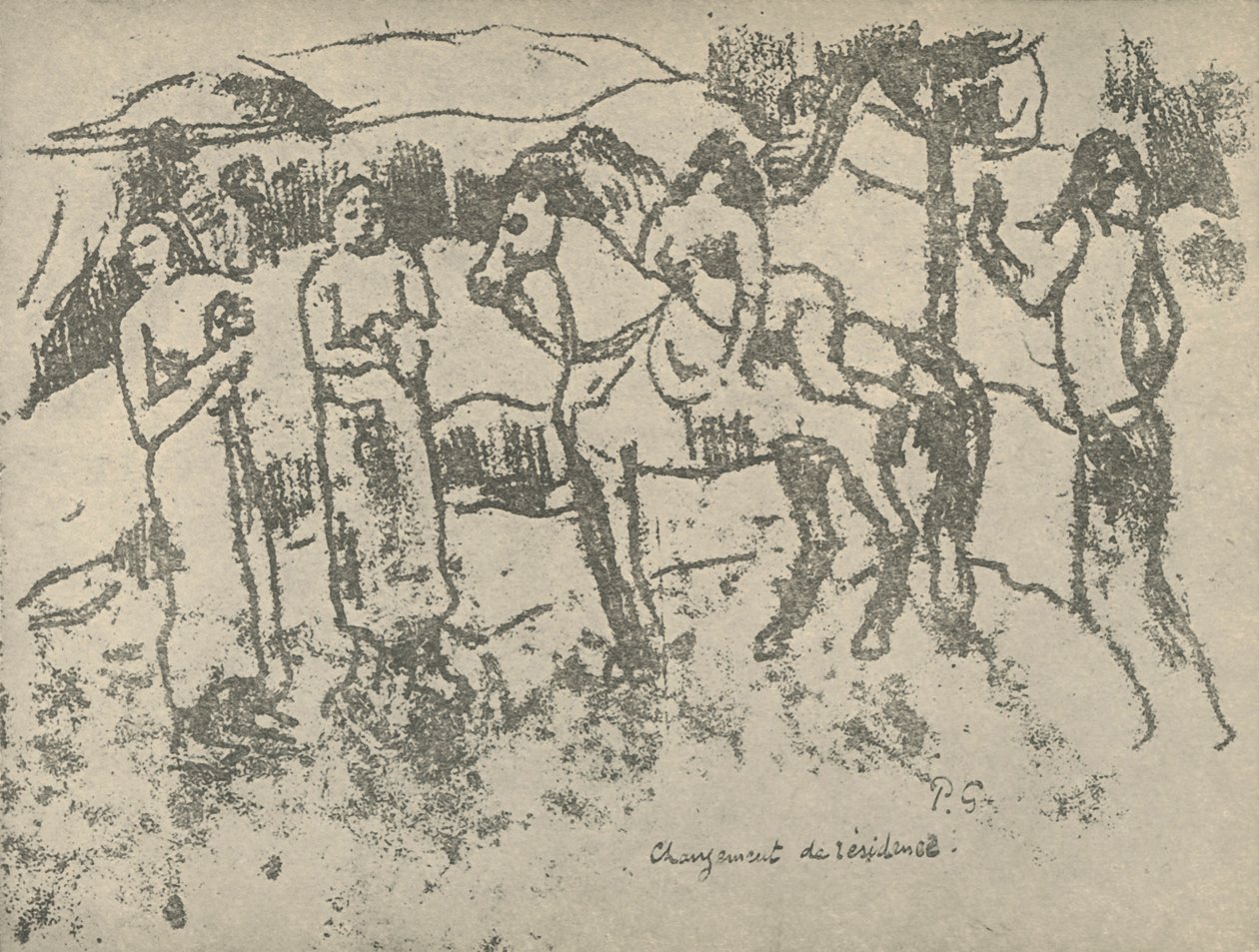 Wohnsitzwechsel von Paul Gauguin