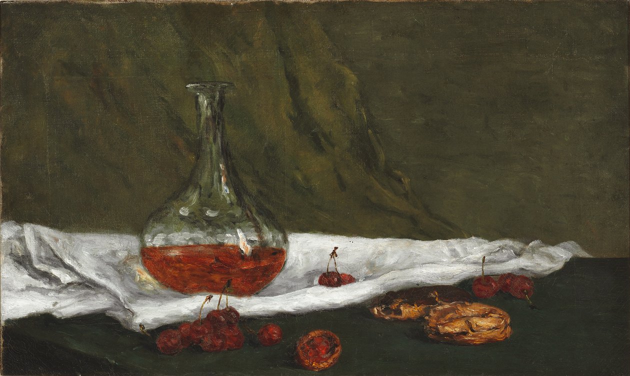 Kirschen und Karaffe von Paul Gauguin