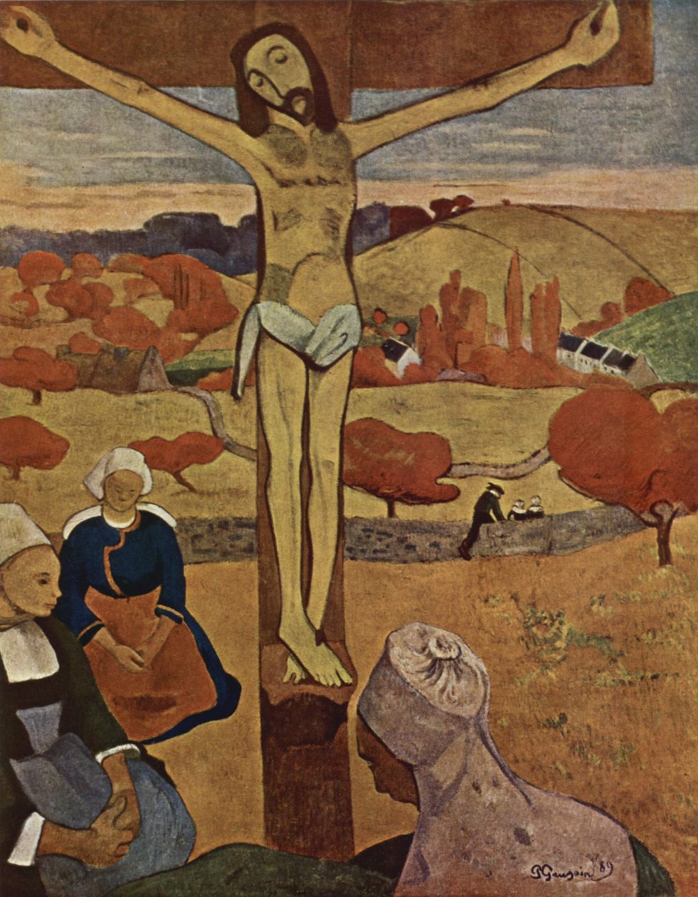 Der gelbe Christus von Paul Gauguin