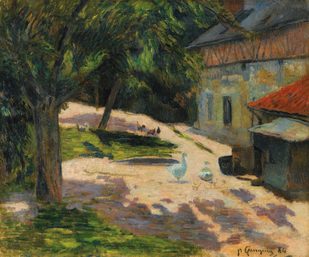 Der Hühnerstall von Paul Gauguin
