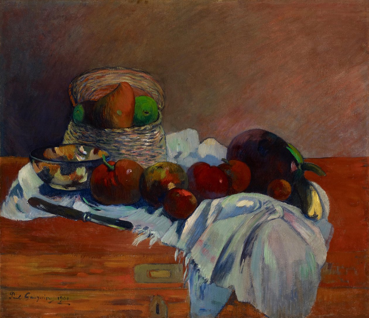 Früchte und Messer, 1901 von Paul Gauguin