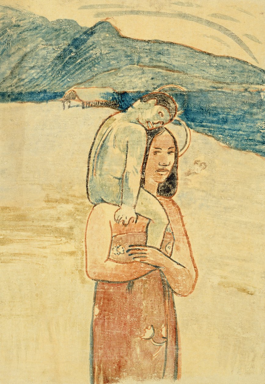 Ich grüße dich Maria, ca. 1894 (Lithographie) von Paul Gauguin