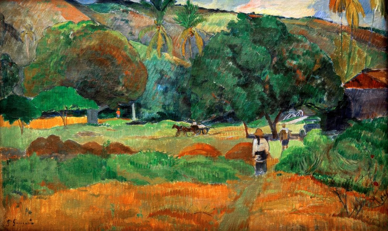 Das Tal von Paul Gauguin