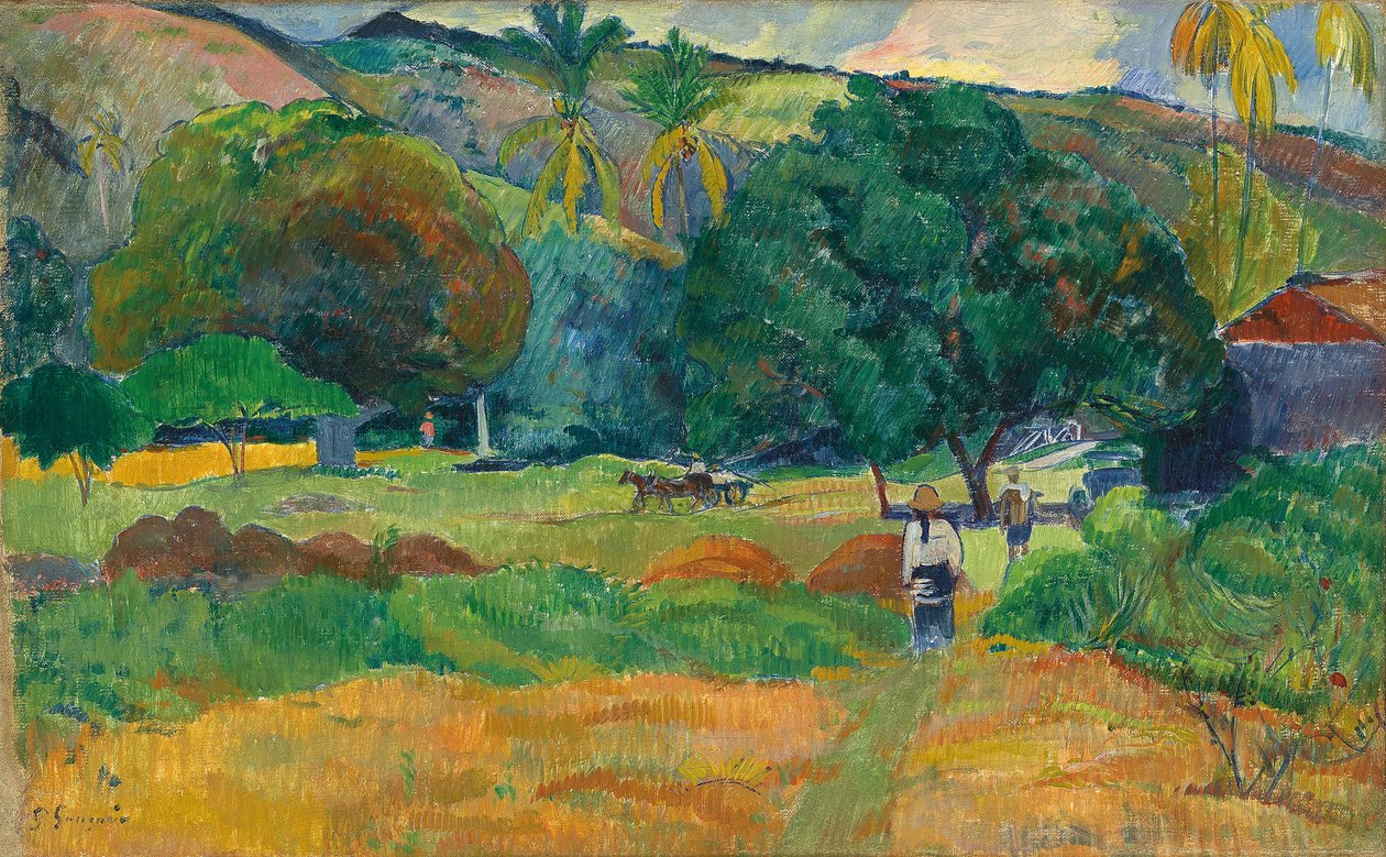 Das Tal, 1892 von Paul Gauguin