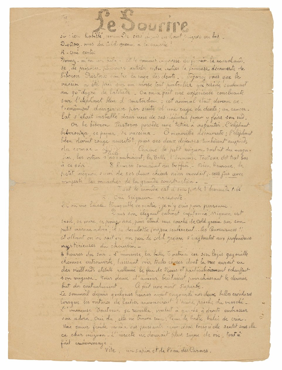 Le sourire: Journal sérieux, 19. September 1899 von Paul Gauguin