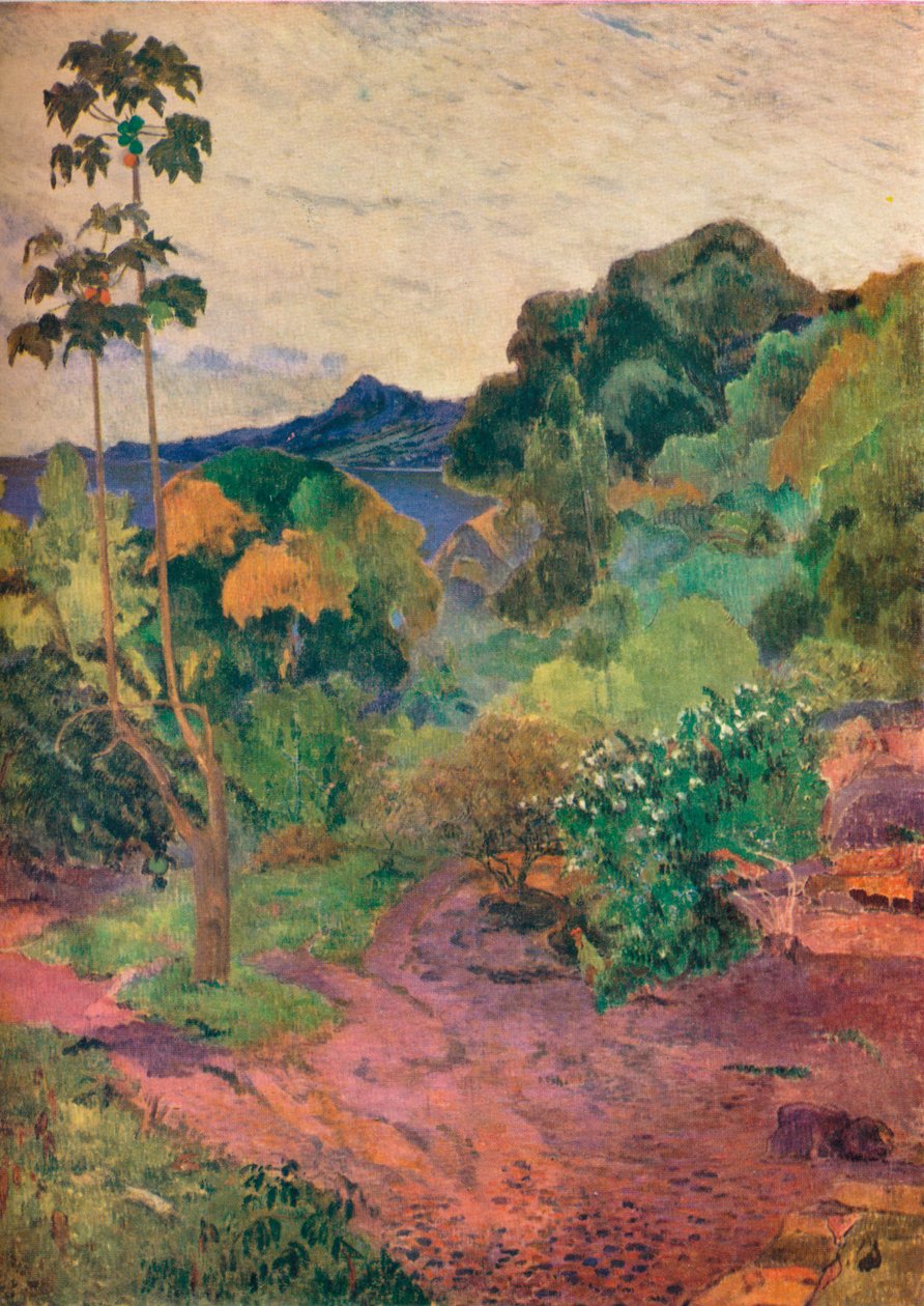Landschaft von Martinique, 1887 von Paul Gauguin