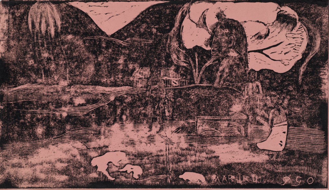 Maruru (Dankesgaben) von Paul Gauguin
