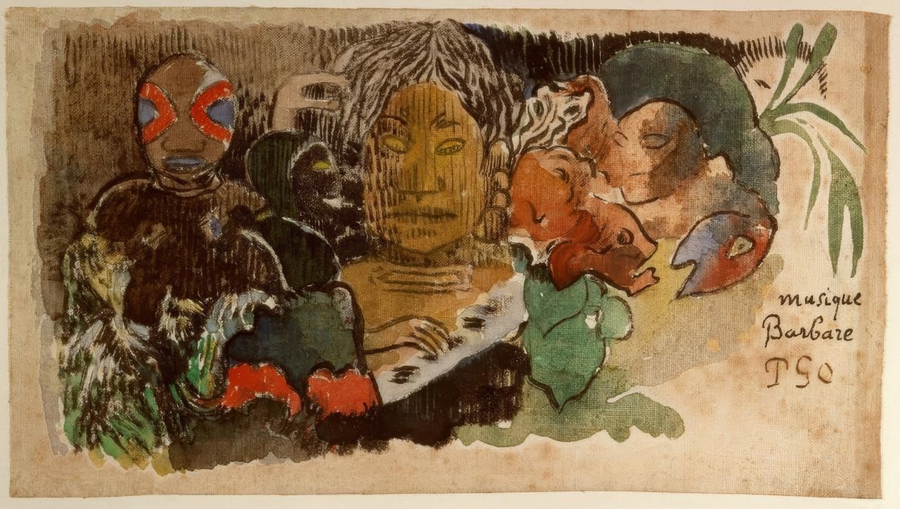 Musique barbare von Paul Gauguin