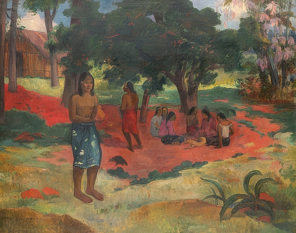 Parau Parau (Geflüsterte Worte) von Paul Gauguin