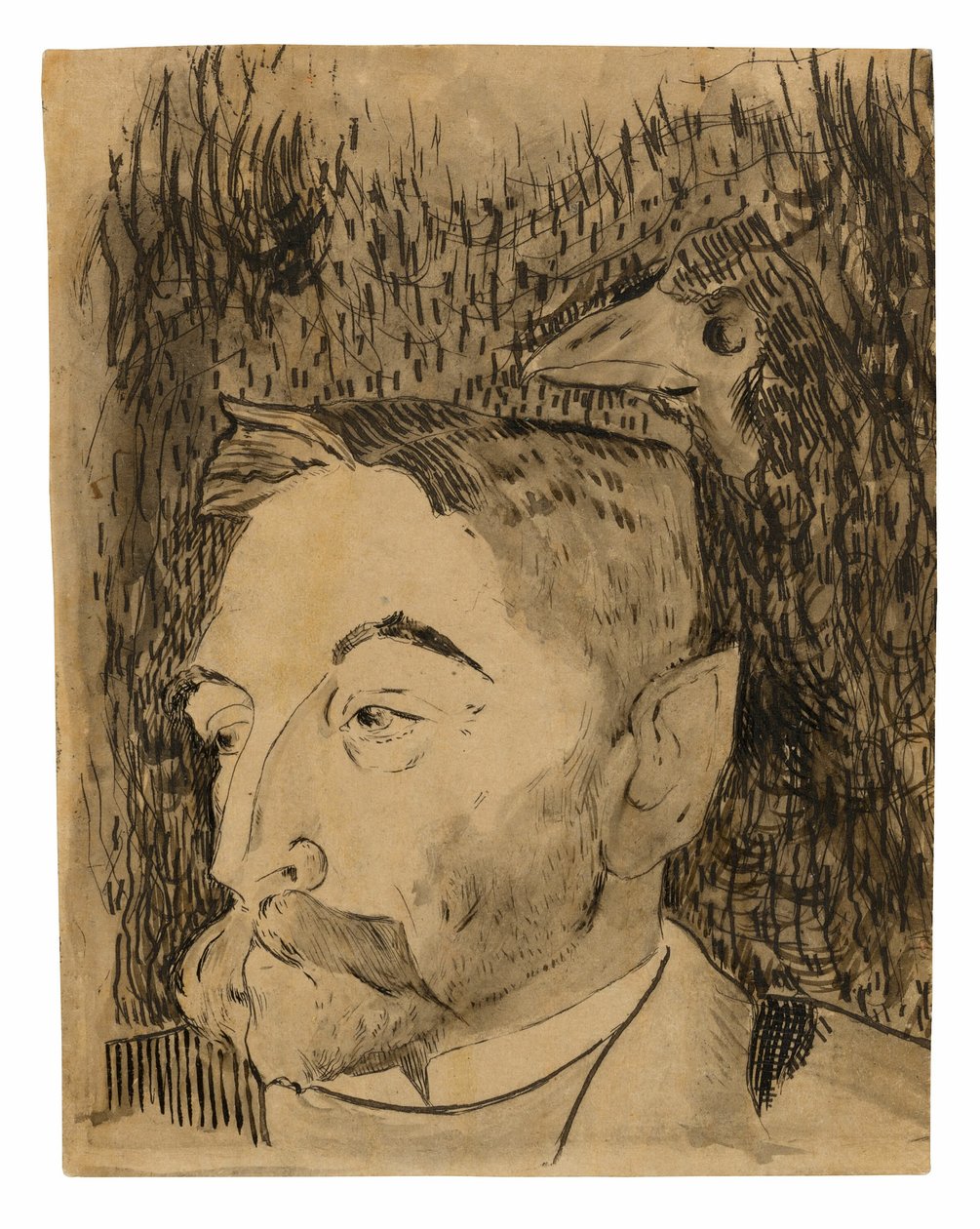 Porträt von Stéphane Mallarmé von Paul Gauguin