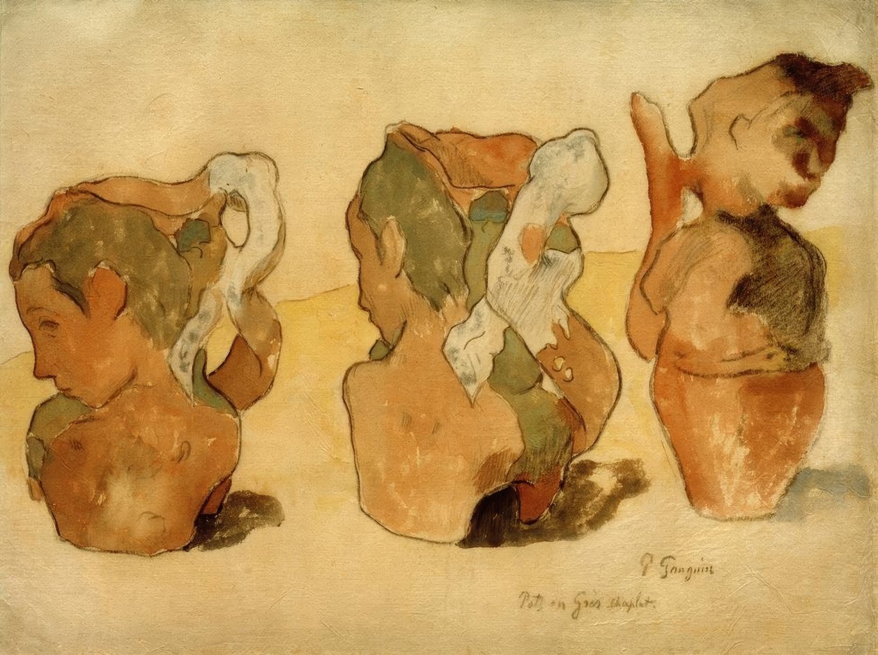Steingut-Töpfe von Paul Gauguin