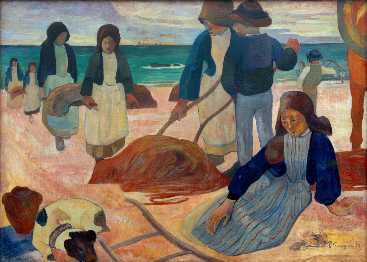 Tangsammlerinnen II (Bretonische Tangsammlerinnen II) von Paul Gauguin