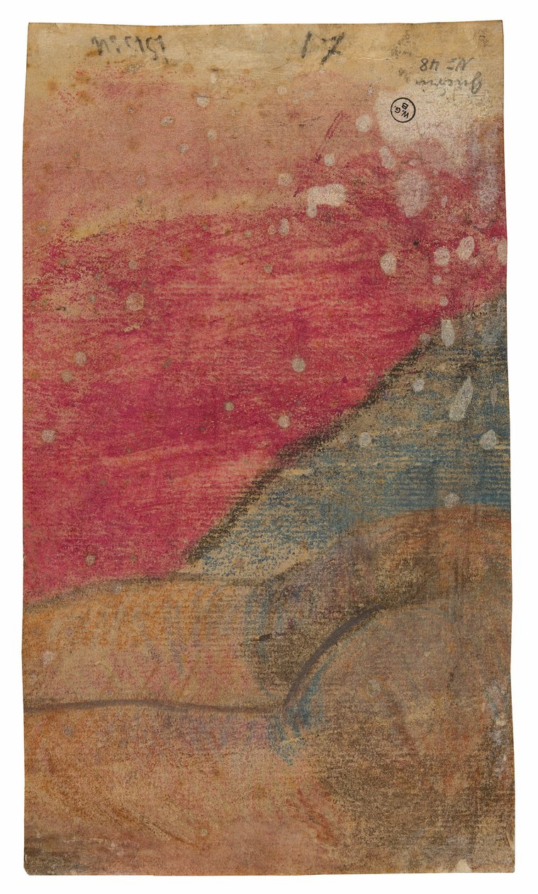 Liegender Tahitianer (Fragment) von Paul Gauguin