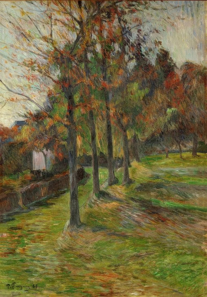 Route de Rouen II von Paul Gauguin