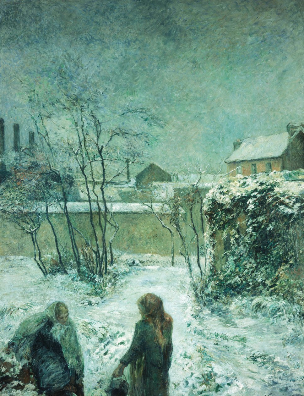 Schnee, Carcel Road, 1883 von Paul Gauguin