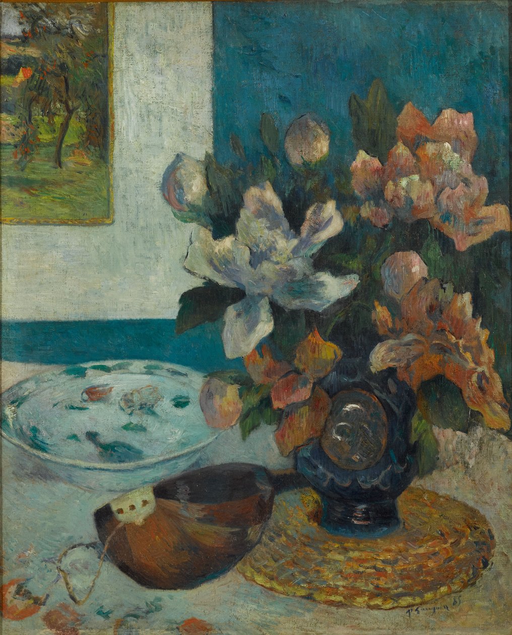 Stillleben mit Mandoline, 1885 von Paul Gauguin