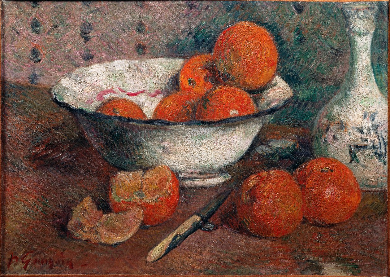 Stillleben mit Orangen von Paul Gauguin