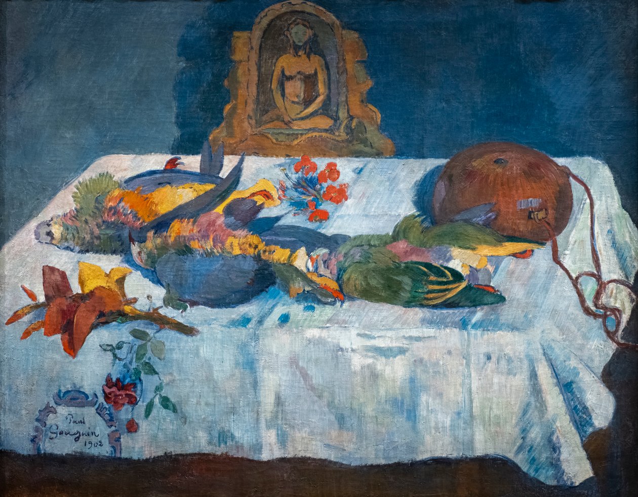 Stillleben mit Papageien von Paul Gauguin