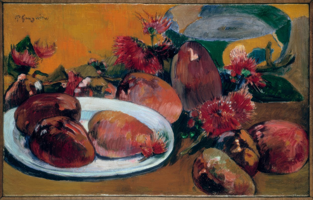 Stillleben mit Mangos von Paul Gauguin