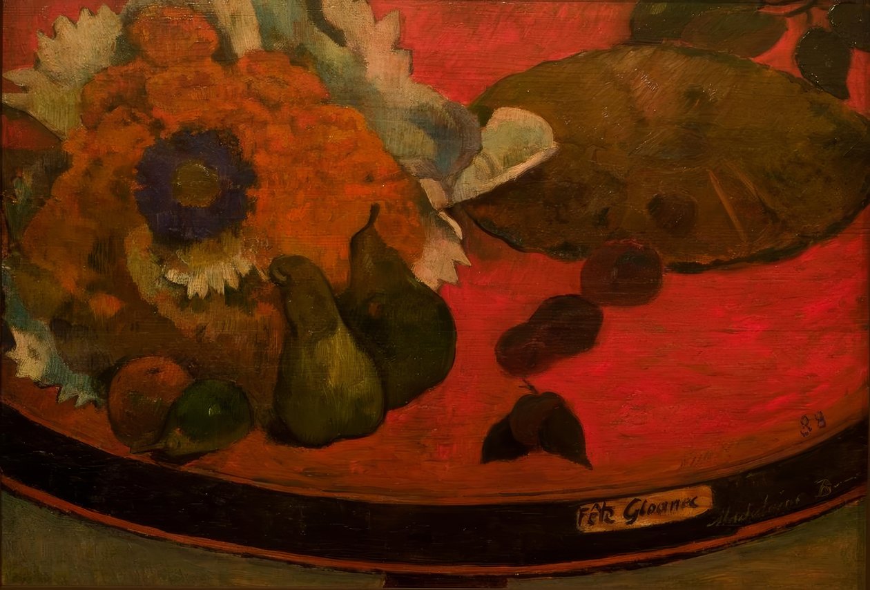 Stillleben "Fête Gloanec" von Paul Gauguin