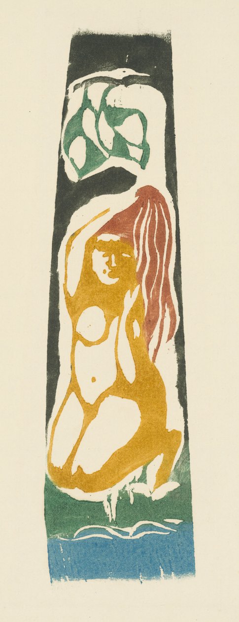 Tahitianische Frau, ca. 1900 von Paul Gauguin