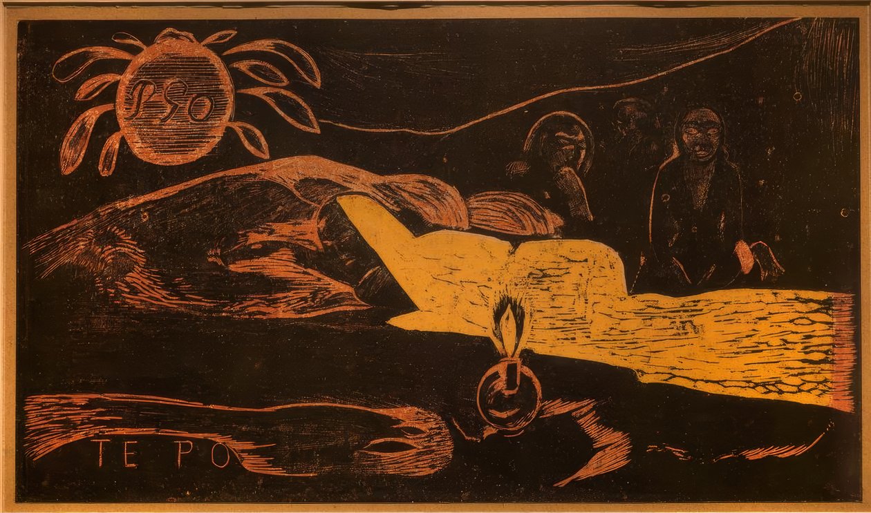 Te Po (Die große Nacht) von Paul Gauguin