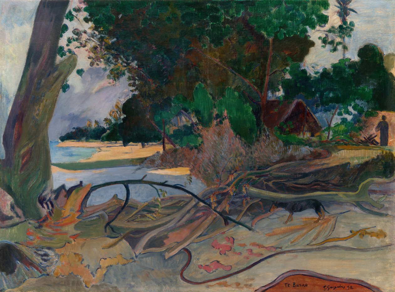 Te burao Der Hibiskusbaum, 1892 von Paul Gauguin