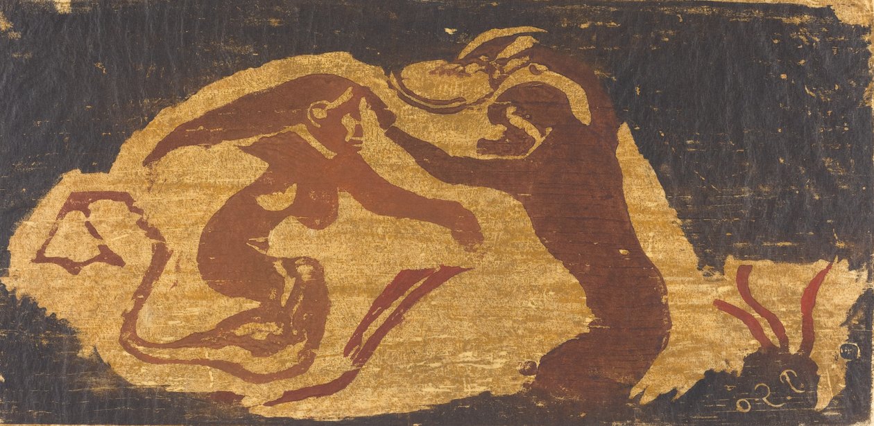 Die Meerjungfrau und der Affe von Paul Gauguin
