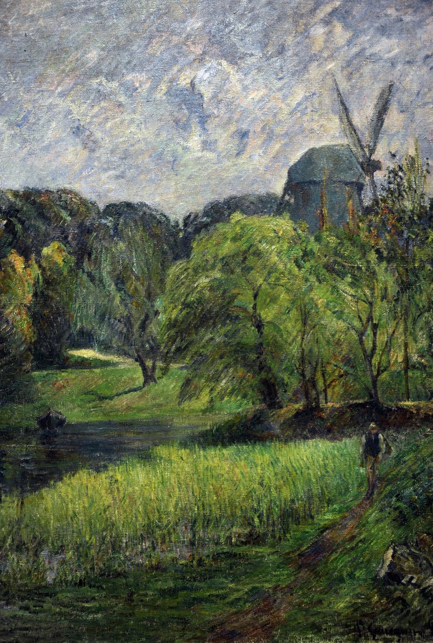 Die Mühle der Königin, Østervold Park, 1885 von Paul Gauguin
