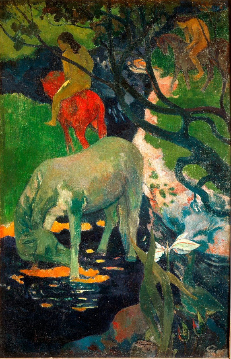 Das weiße Pferd von Paul Gauguin