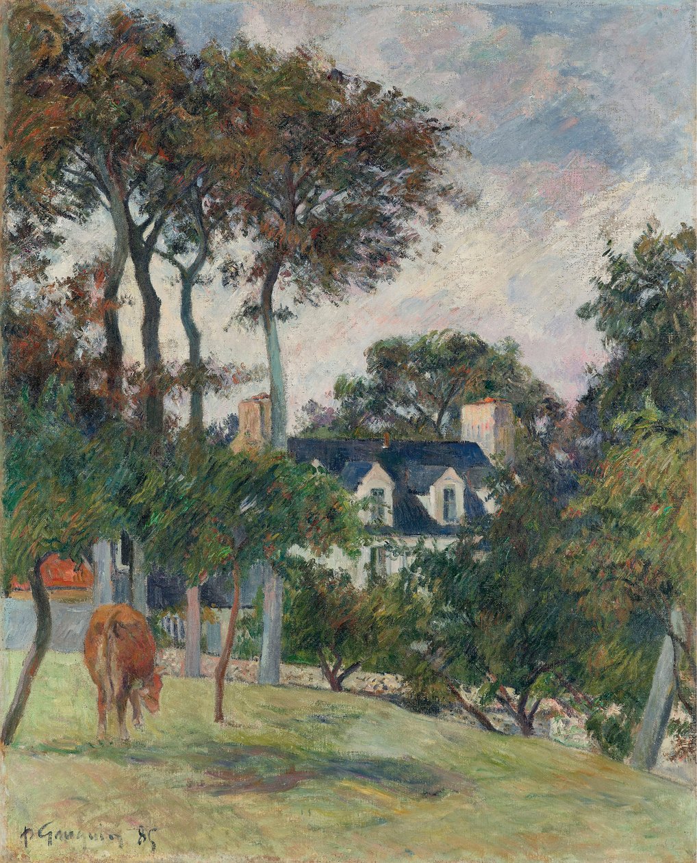 Das weiße Haus von Paul Gauguin