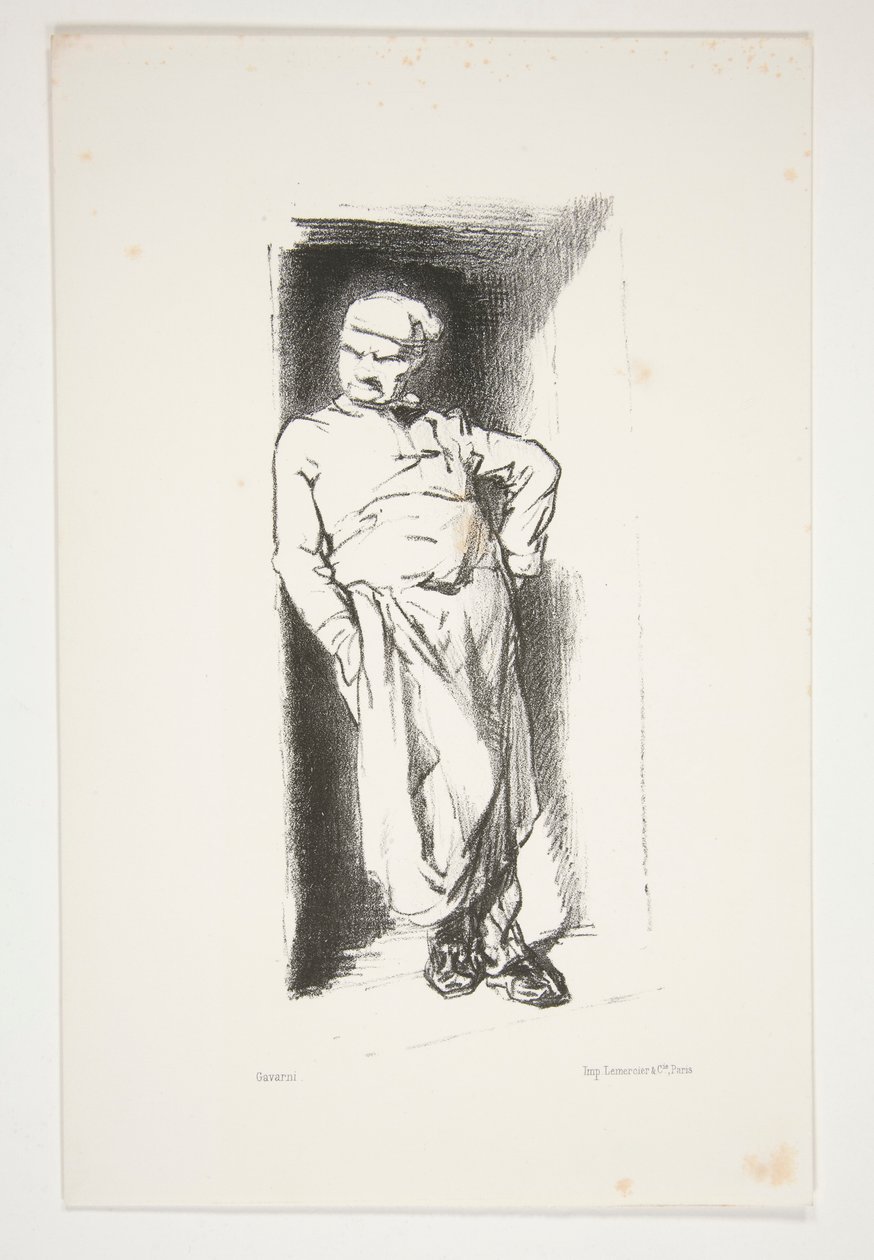 (UN CUISINIER.) von Paul Gavarni