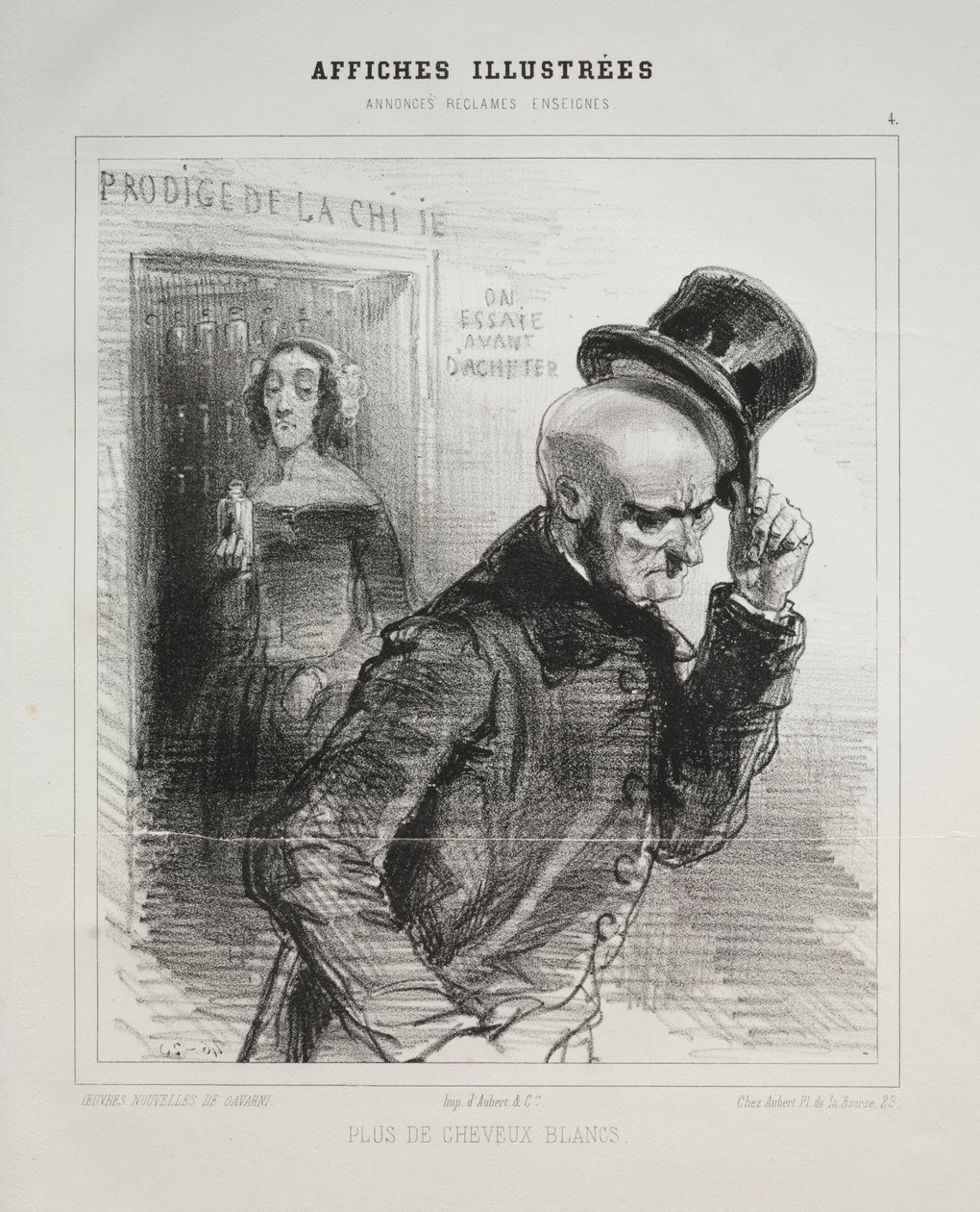 Affiches Illustrées von Paul Gavarni