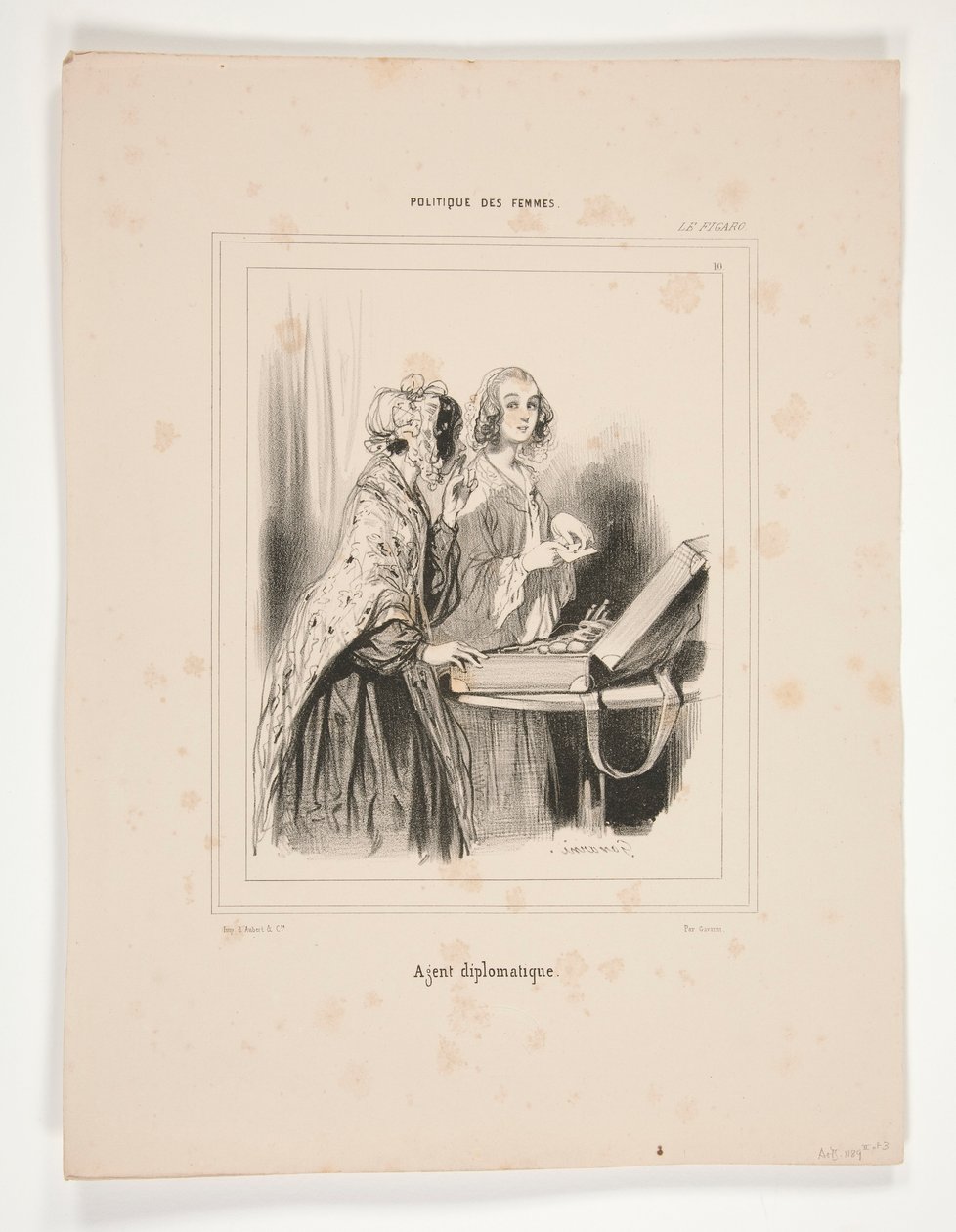 Agent Diplomatique von Paul Gavarni
