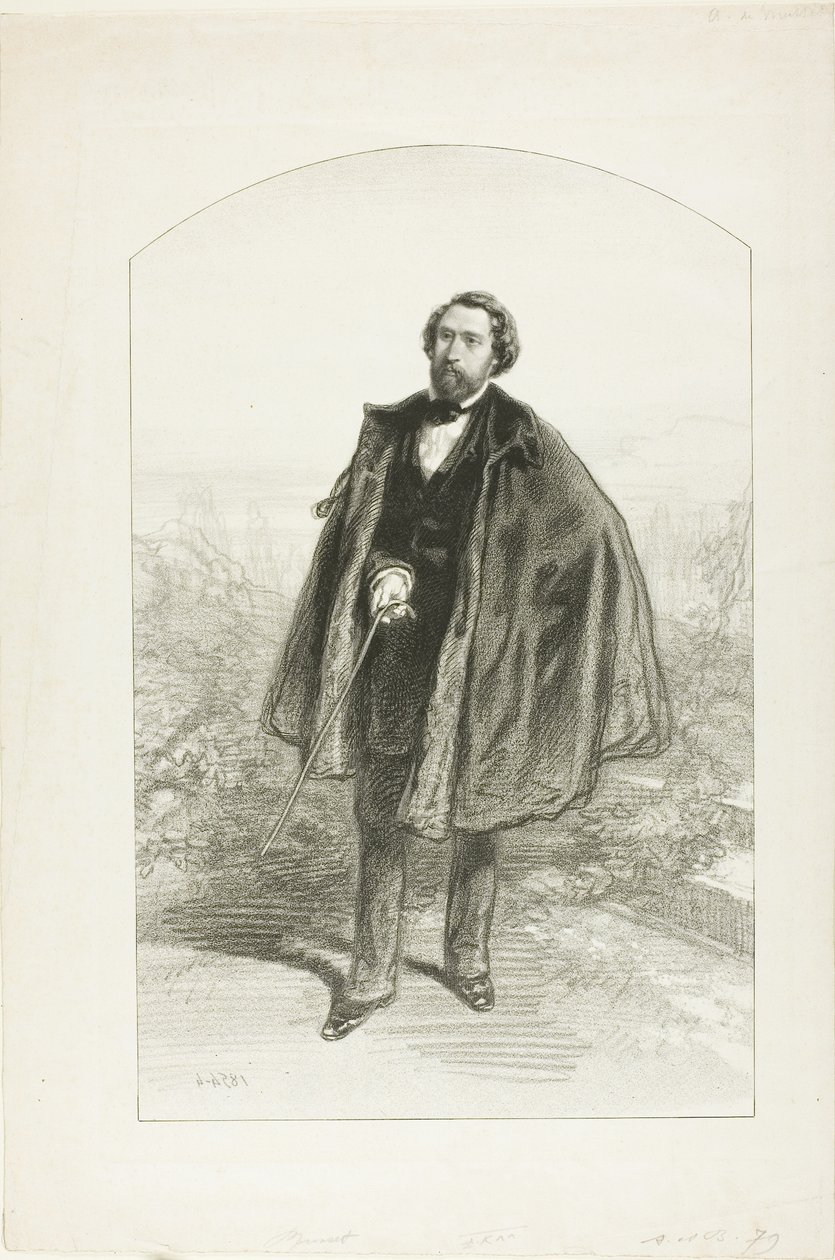 Alfred de Musset von Paul Gavarni