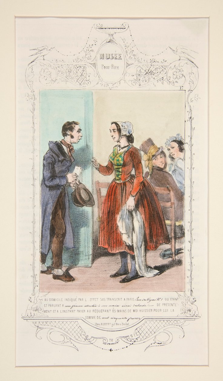 An der angegebenen Adresse von Paul Gavarni
