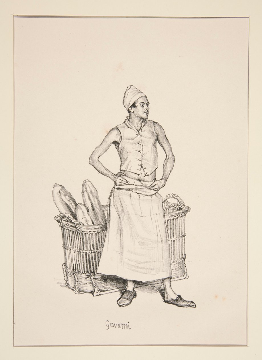 Bäcker von Paul Gavarni
