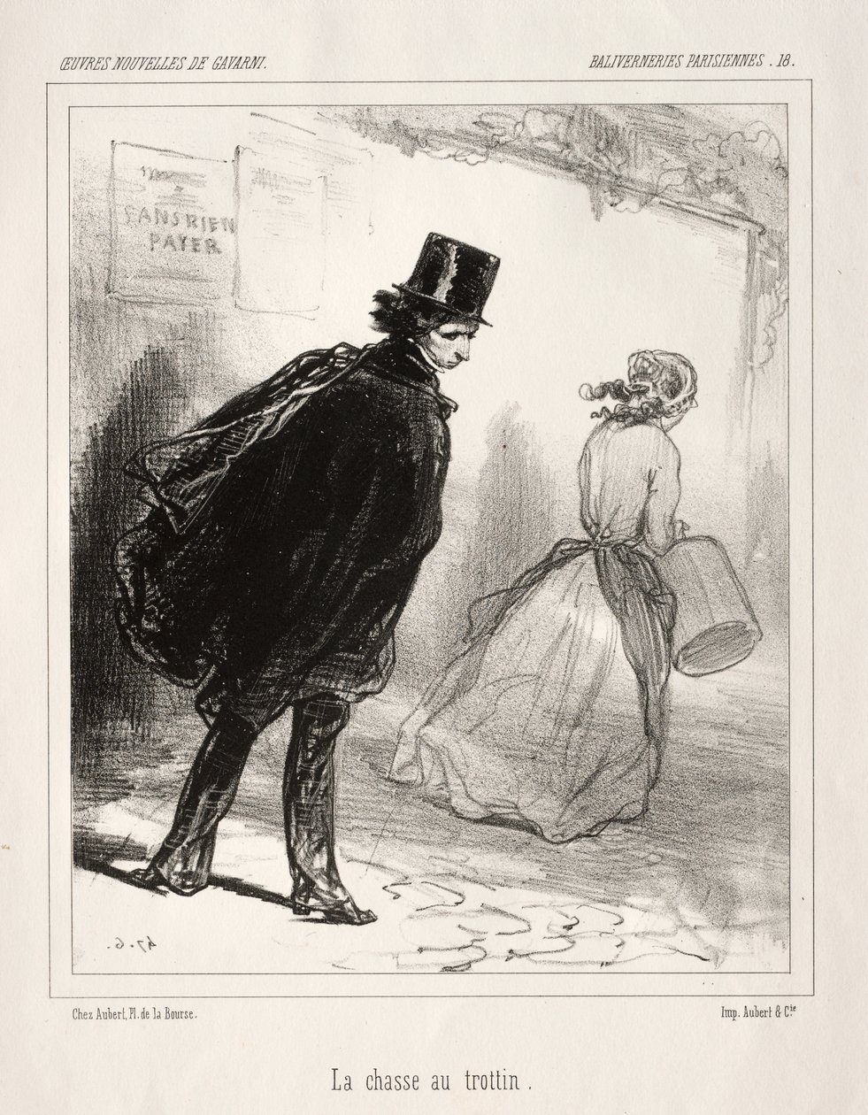 Baliverneries Parisiennes von Paul Gavarni