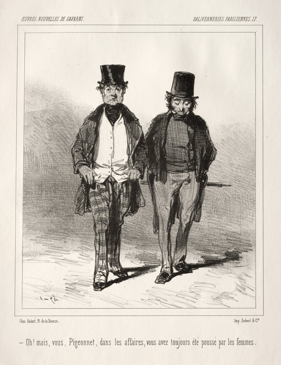 Baliverneries Parisiennes von Paul Gavarni