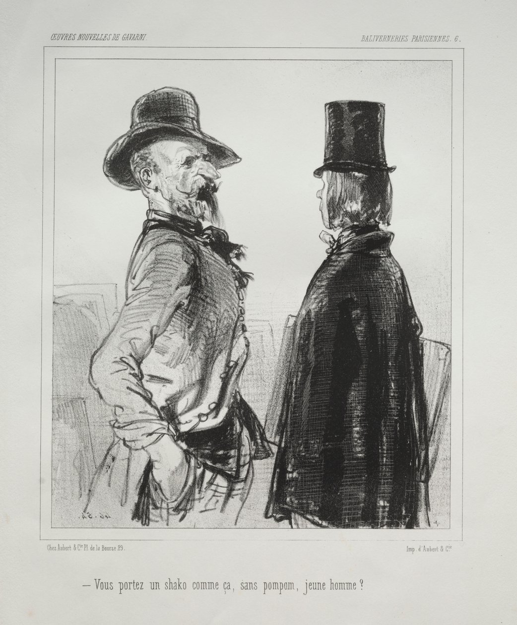 Baliverneries Parisiennes von Paul Gavarni