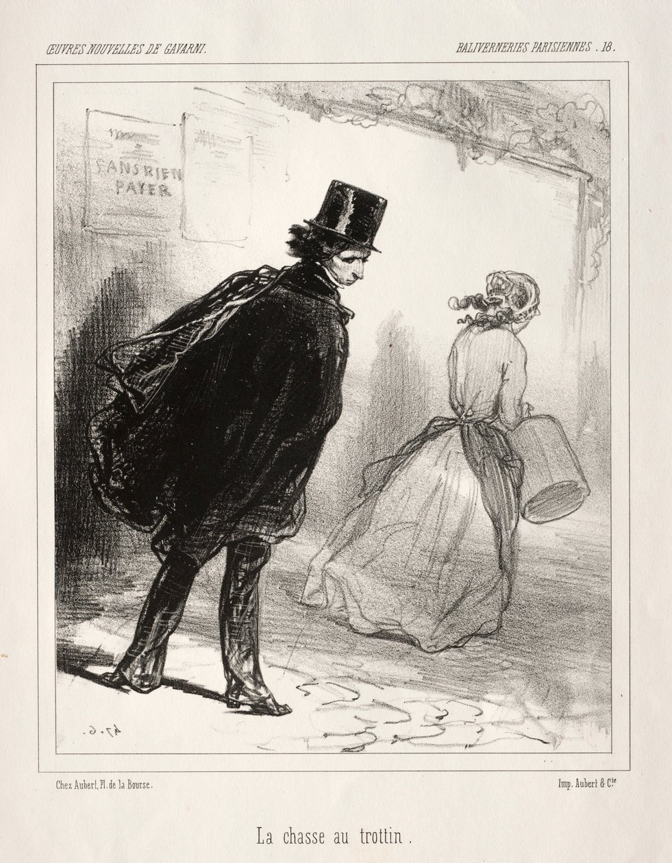 Baliverneries Parisiennes von Paul Gavarni