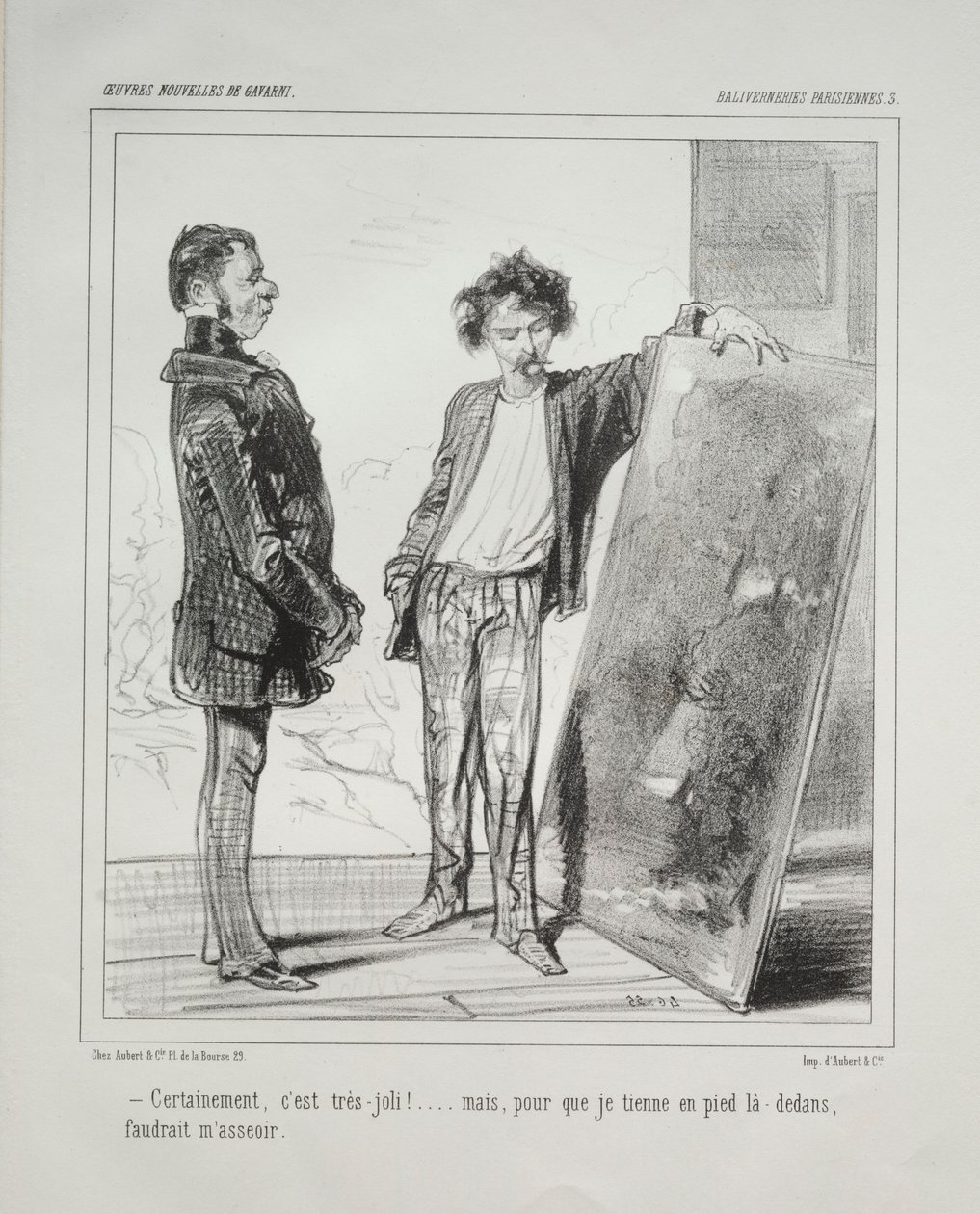 Baliverneries Parisiennes von Paul Gavarni
