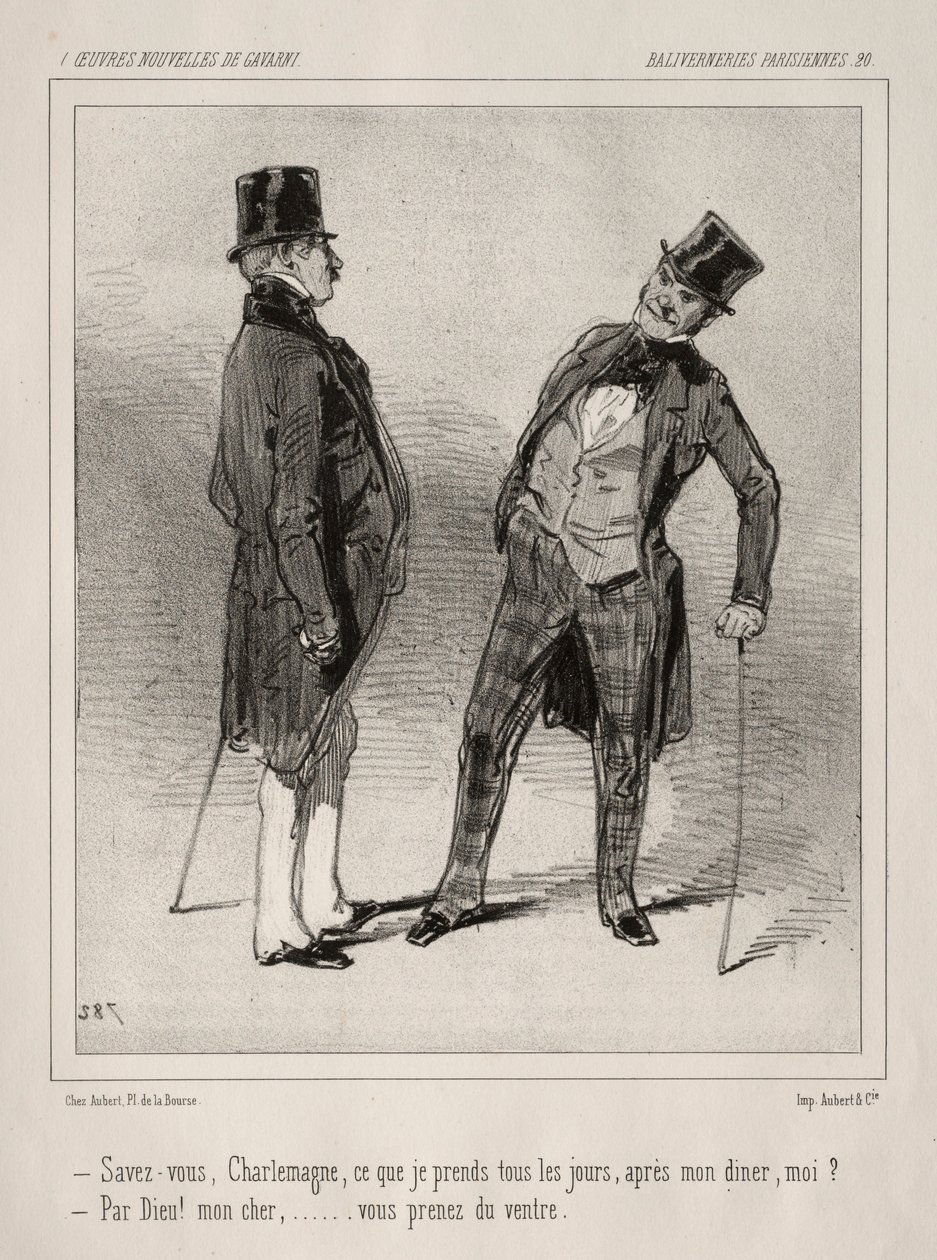 Baliverneries Parisiennes von Paul Gavarni